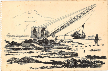 CMO11703-002 Dragline aan het werk